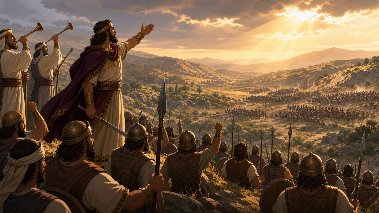 Illustration: Abijah's reign; ongoing war with Israel