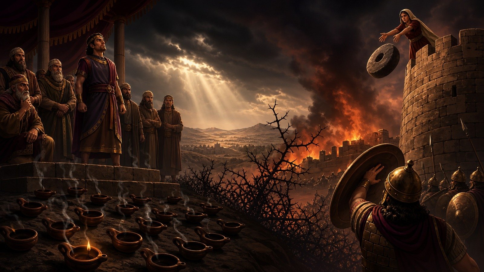 Illustration: Abimelech's attempted kingship