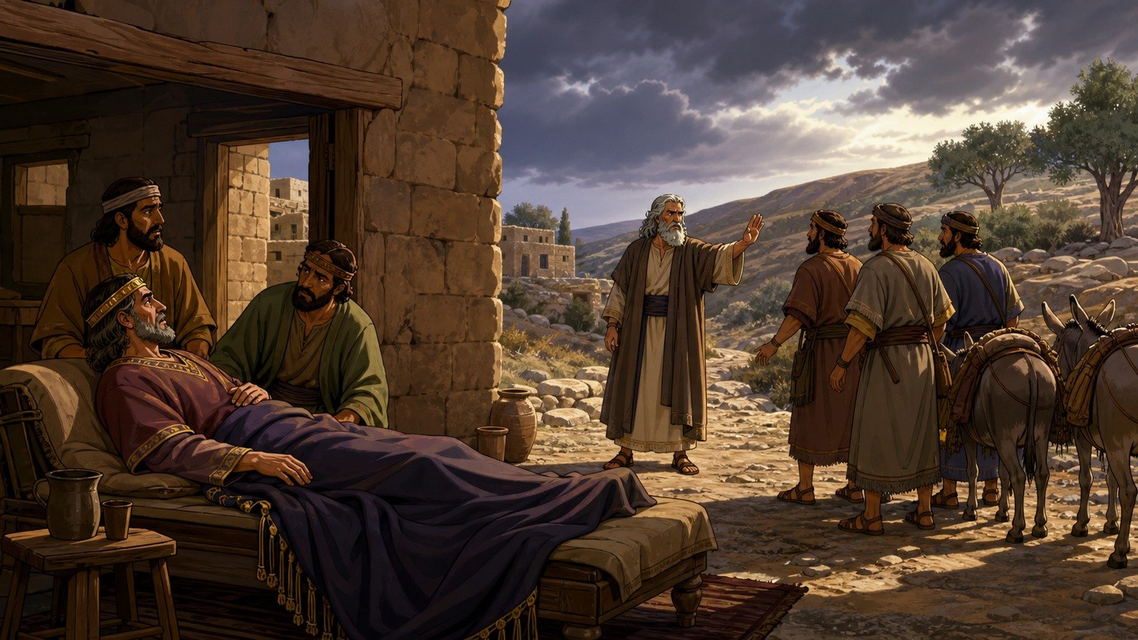 Illustration: Ahaziah's reign; Baal-Zebub consulted