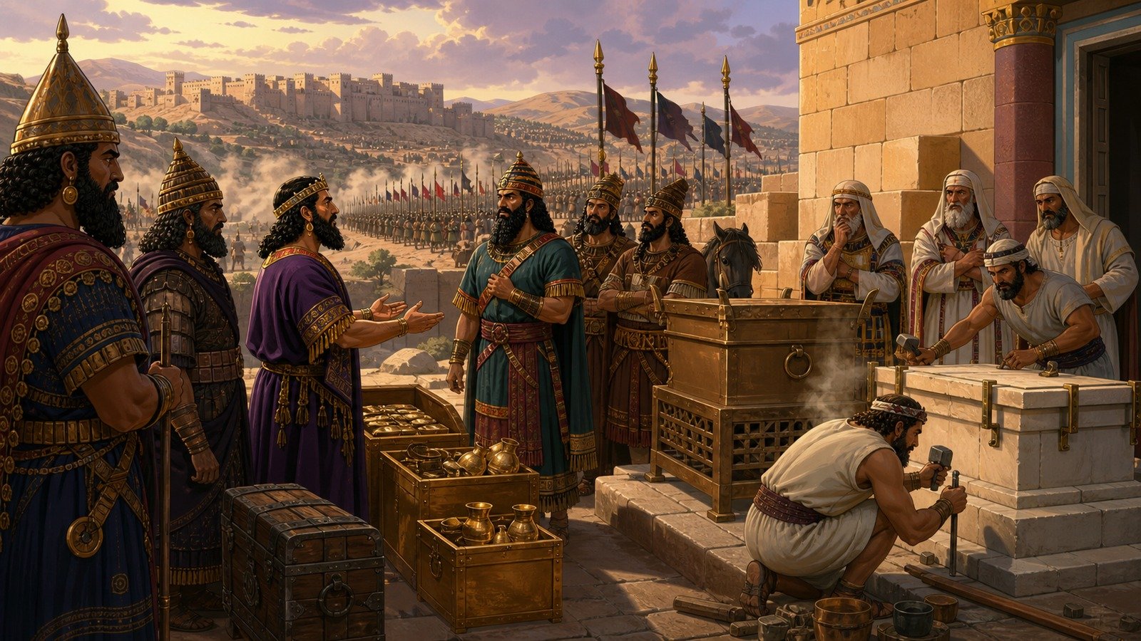 Illustration: Ahaz's apostasy and Assyrian vassalage