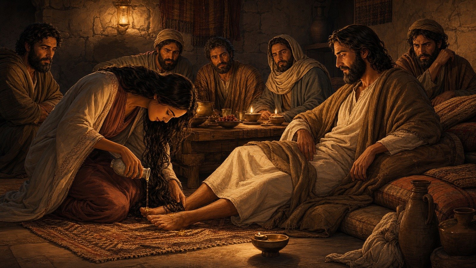 Illustration: Anointing at Bethany