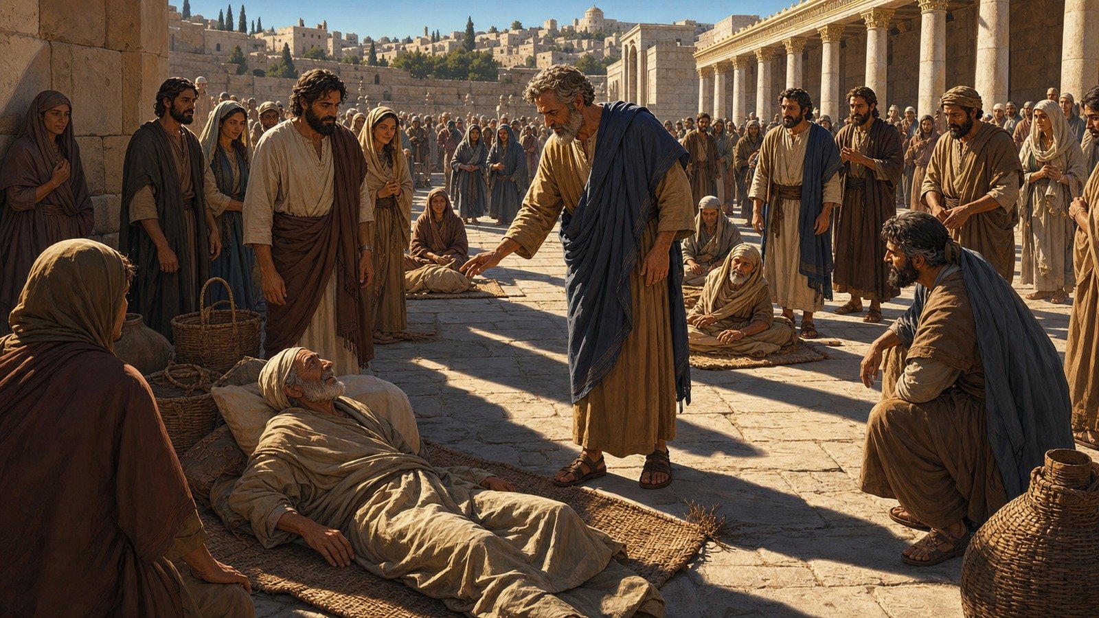 Illustration: Apostles perform many signs; growing fear and respect