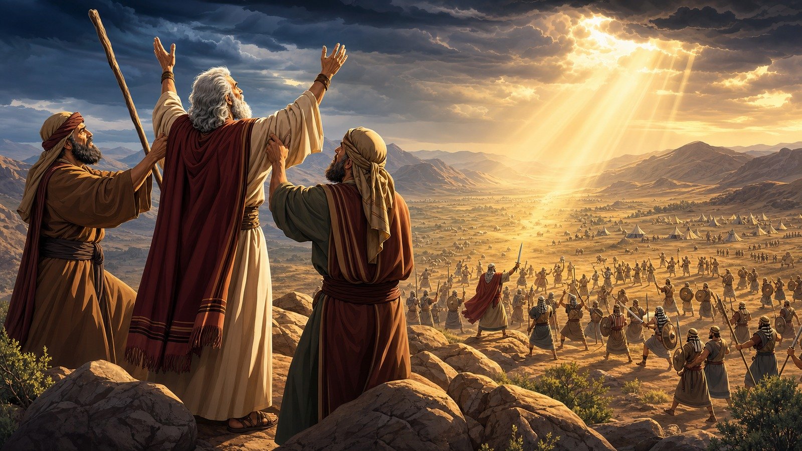 Illustration: Battle with Amalek