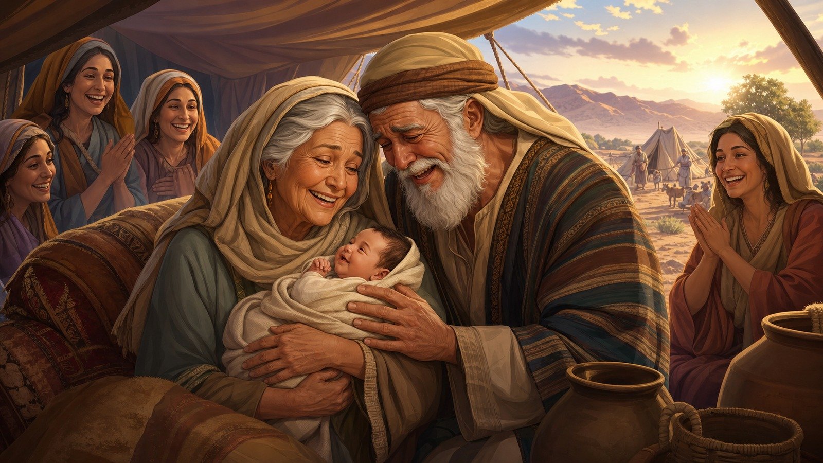 Illustration: Birth of Isaac