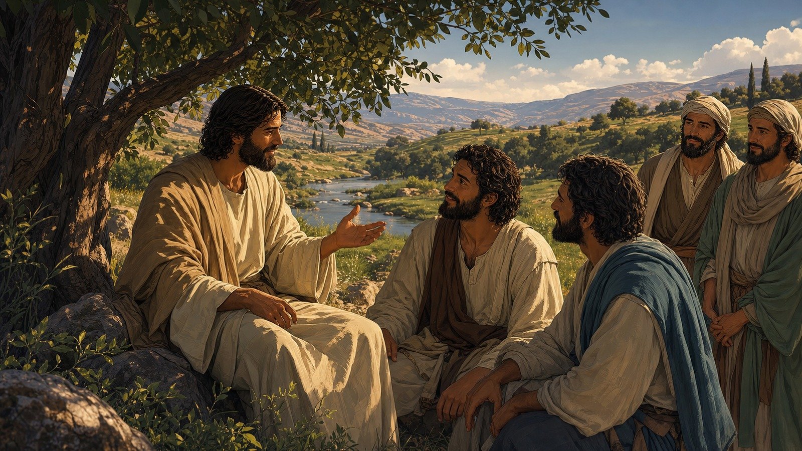 Illustration: Calling of the first disciples in Judea
