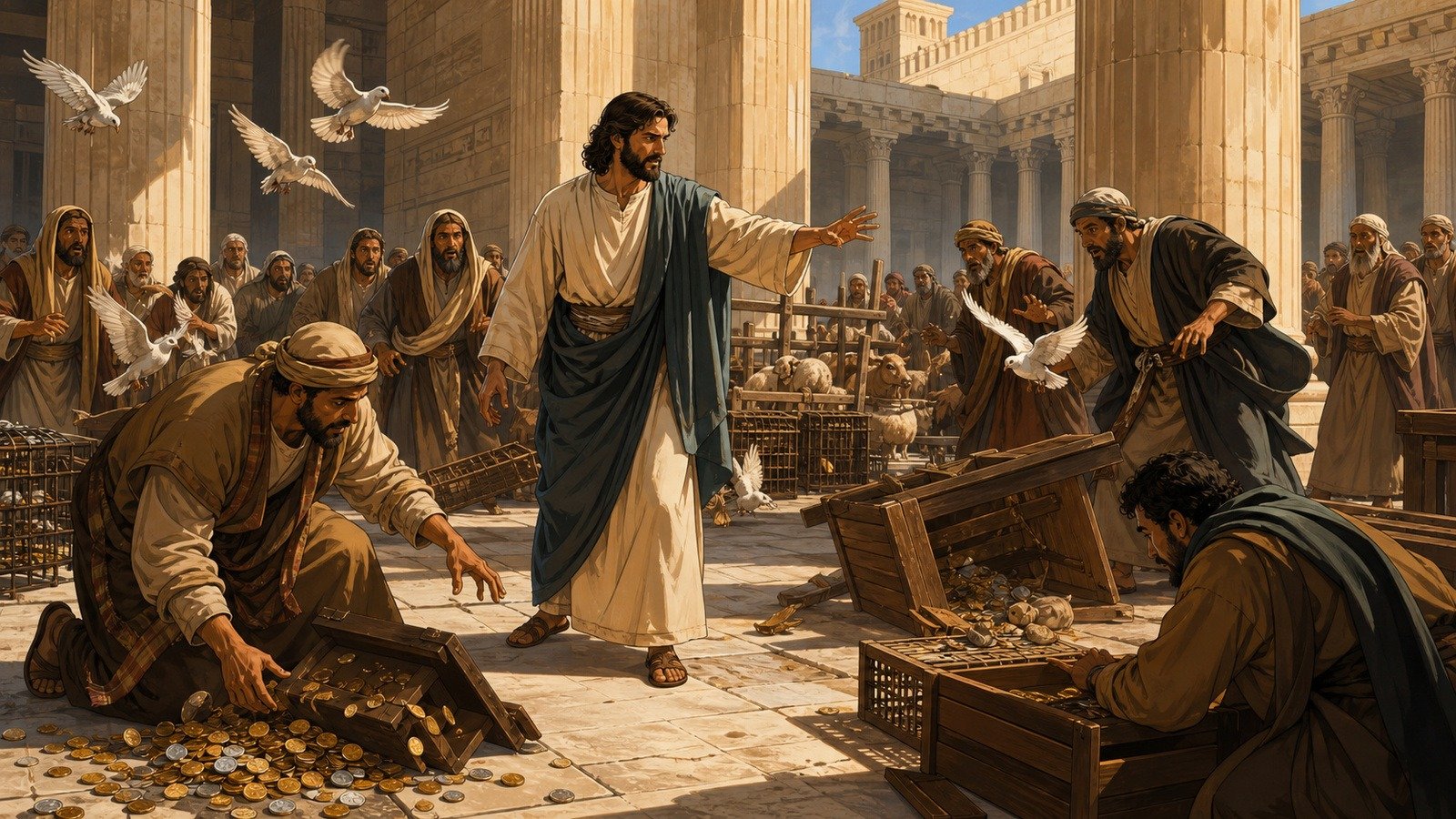 Illustration: Cleansing of the Temple