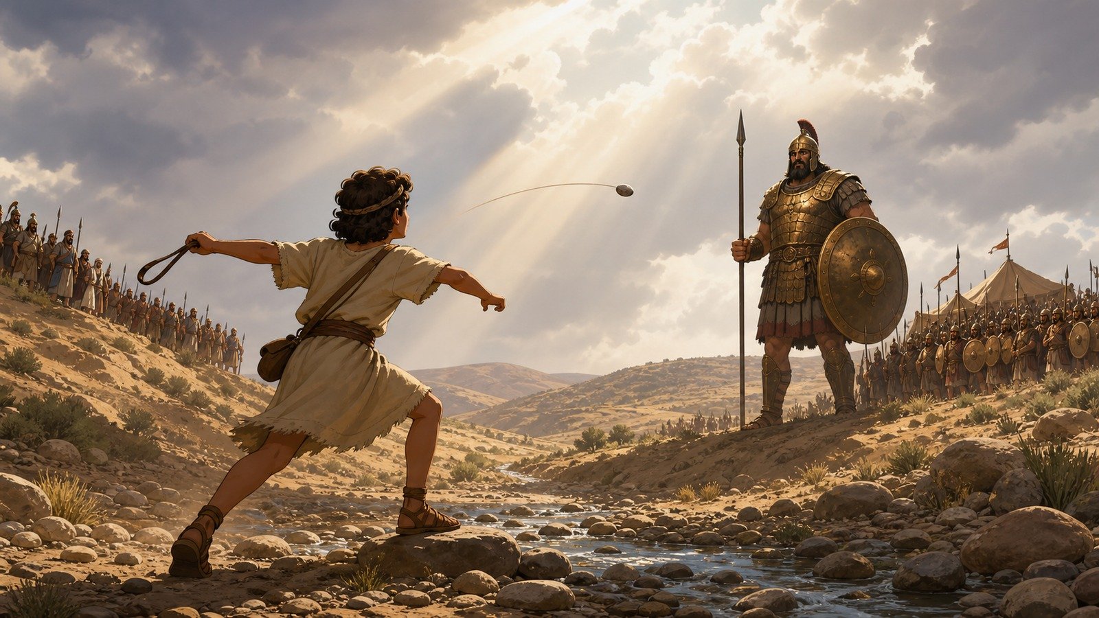 Illustration: David and Goliath
