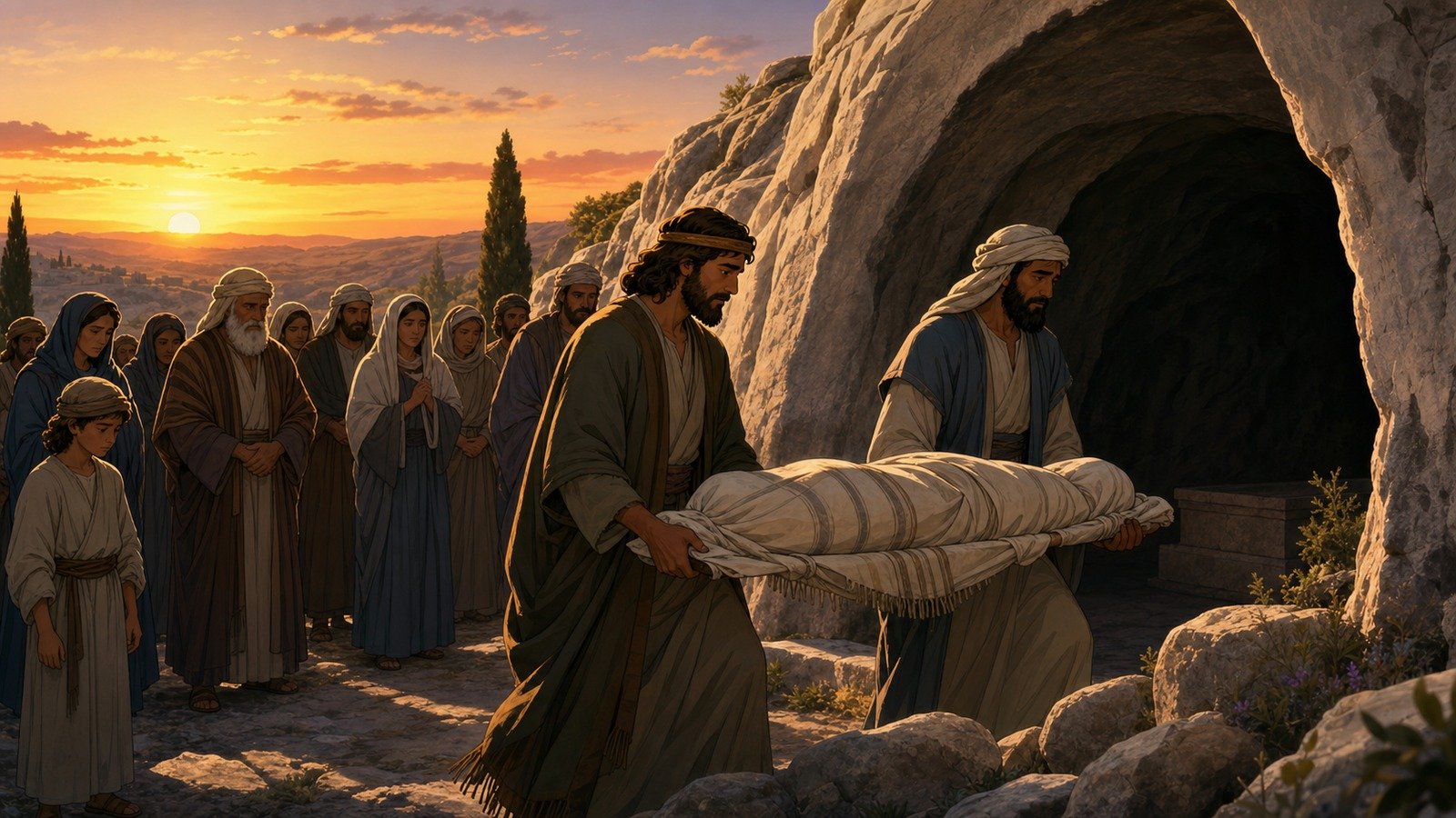 Illustration: Death of Abraham