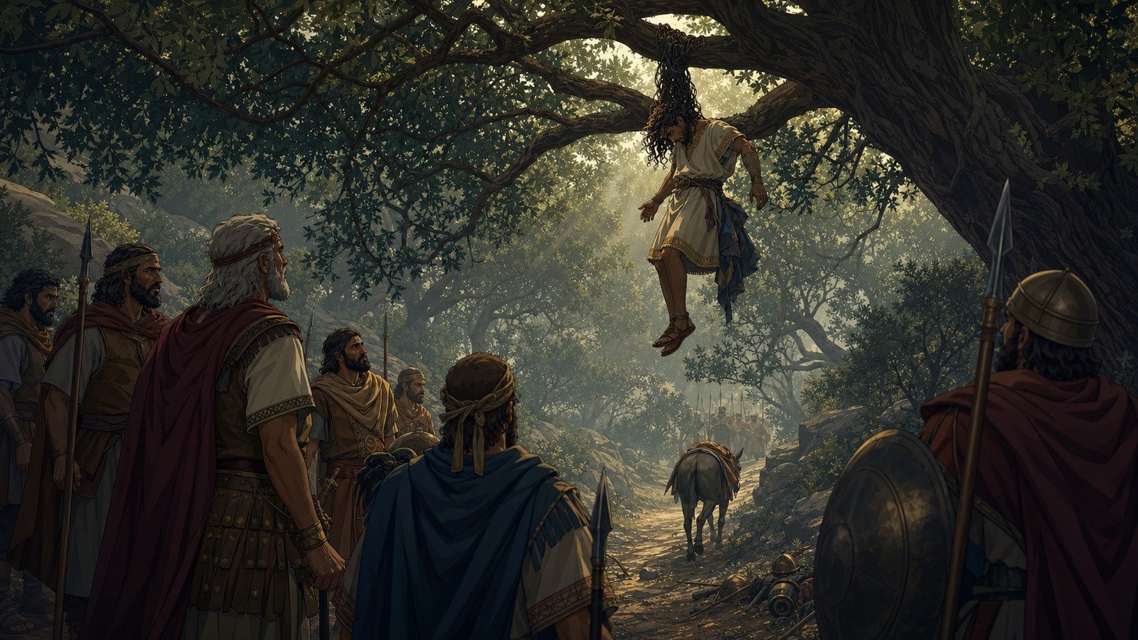 Illustration: Death of Absalom