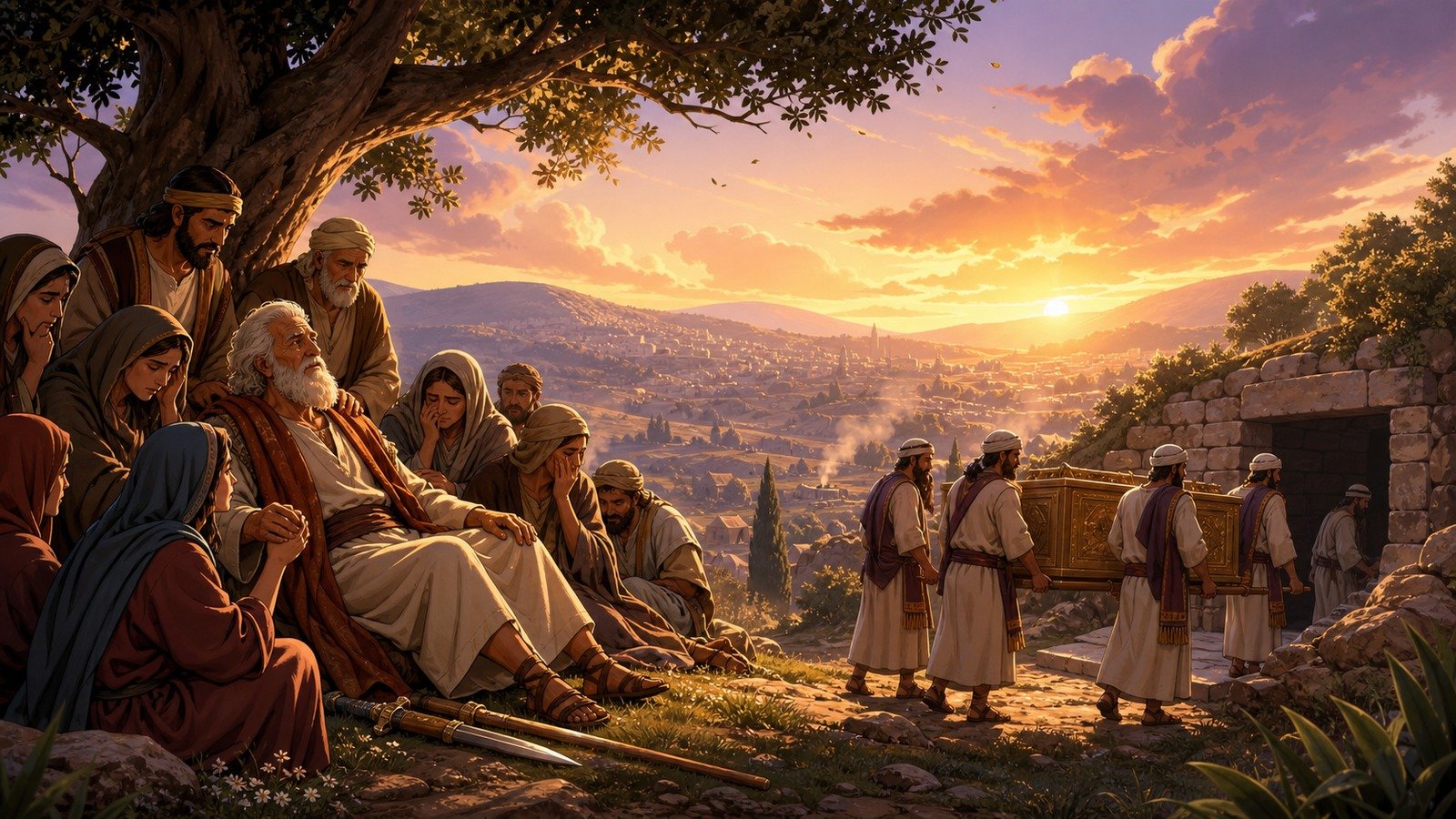 Illustration: Death of Joshua