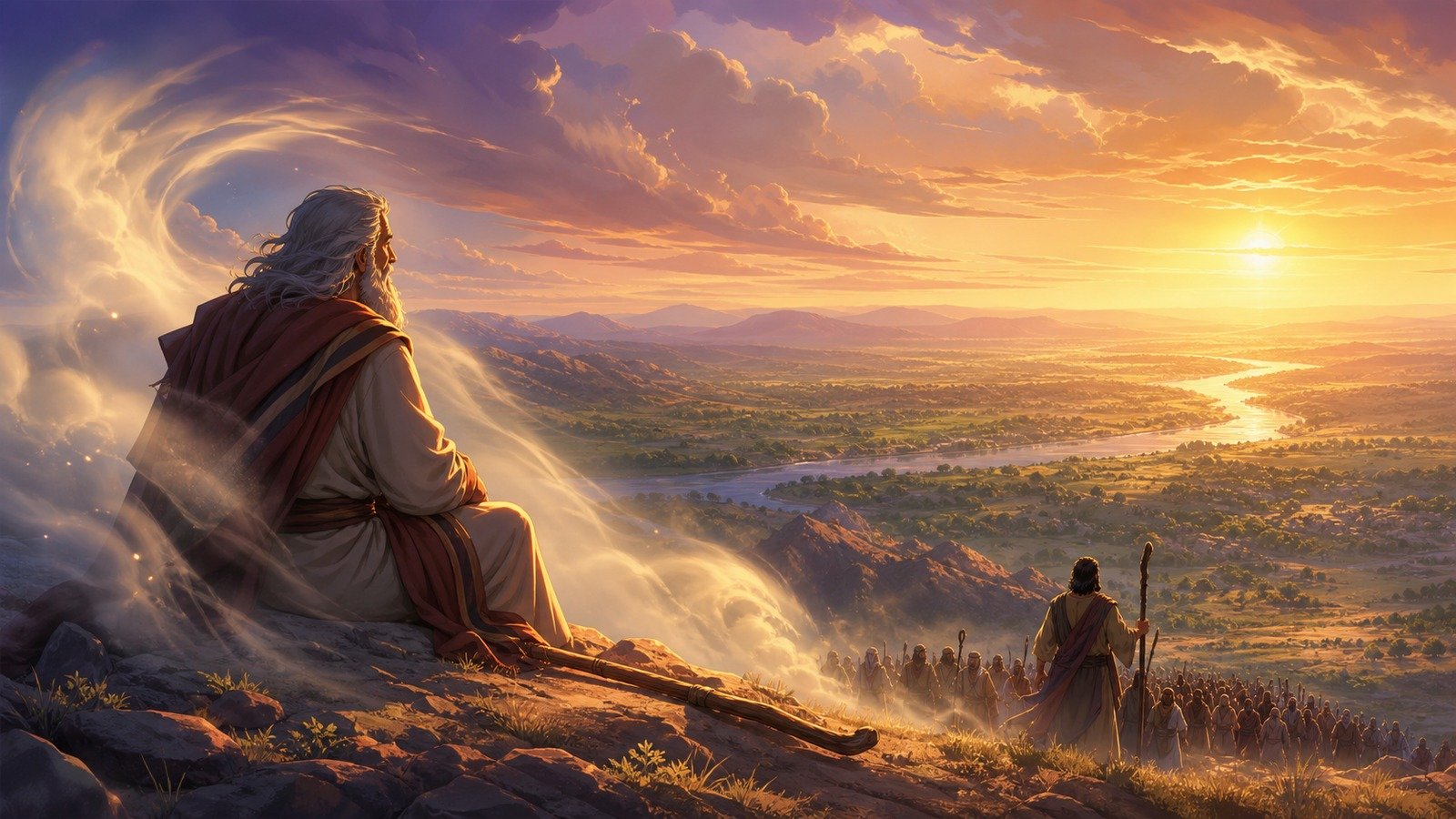 Illustration: Death of Moses