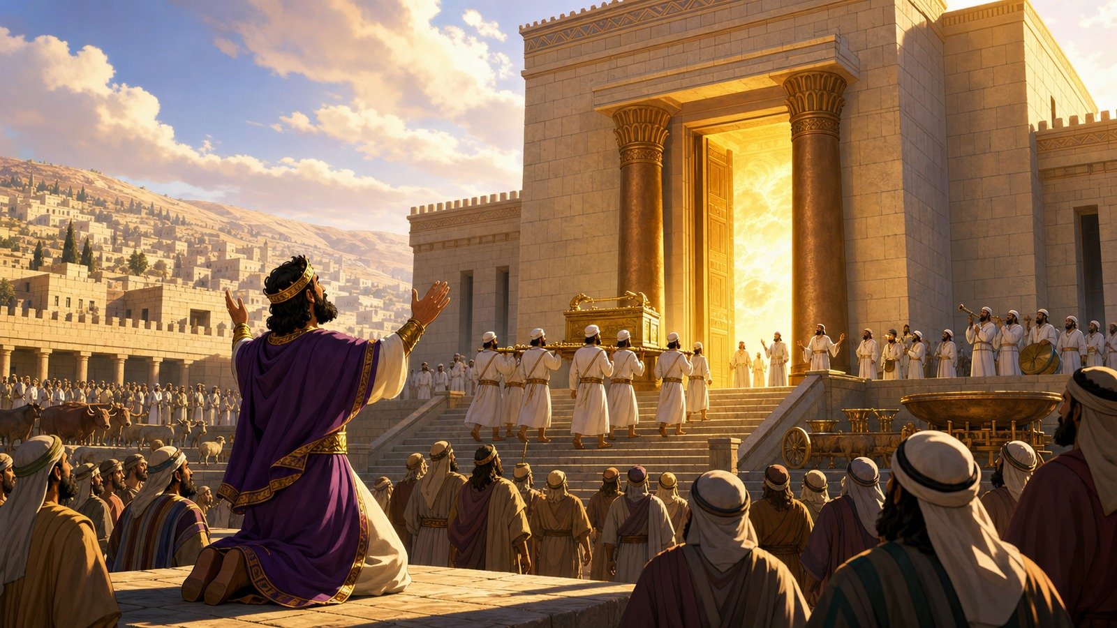 Illustration: Dedication of the Temple
