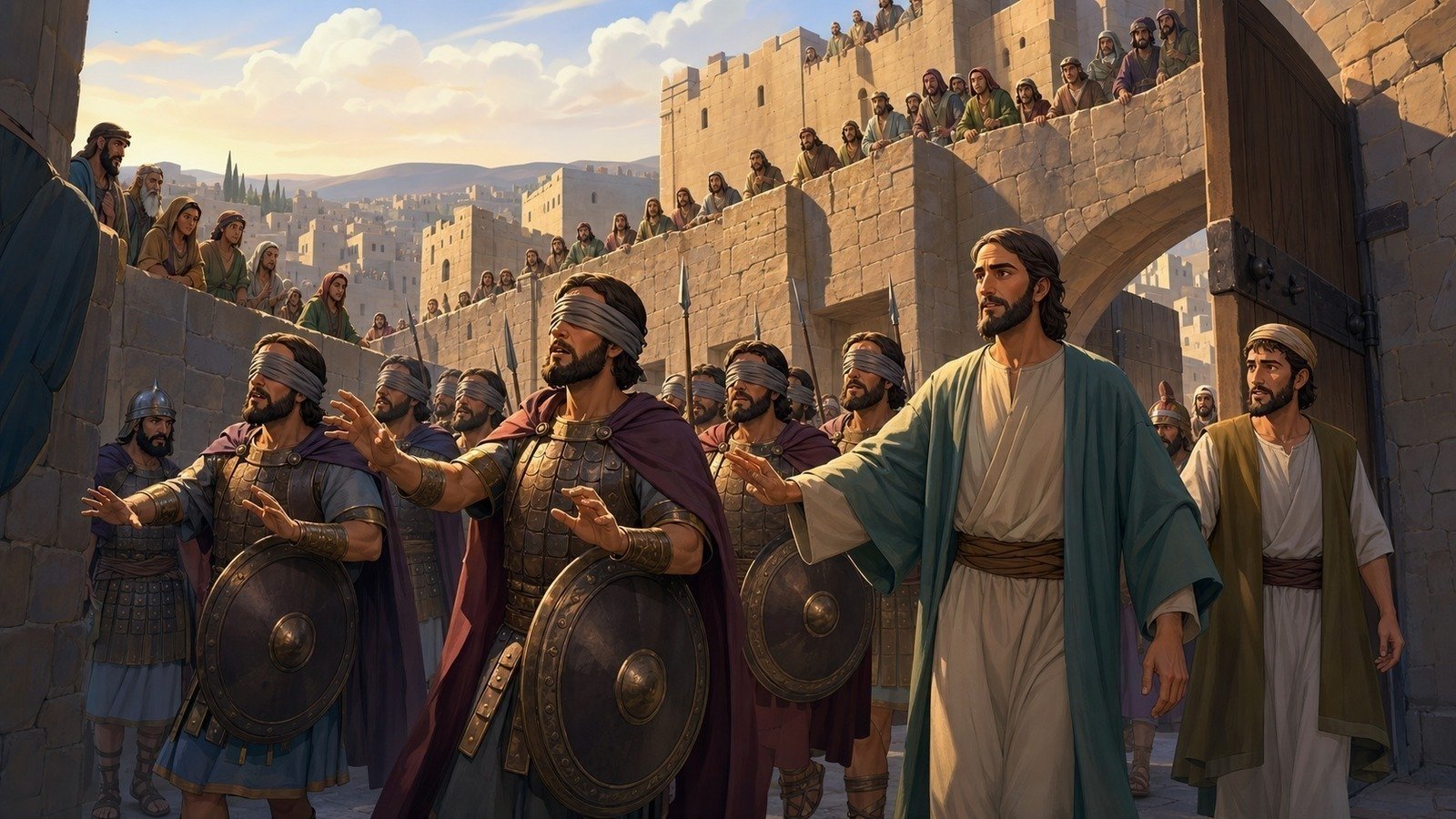 Illustration: Elisha frustrates Aramean military plans