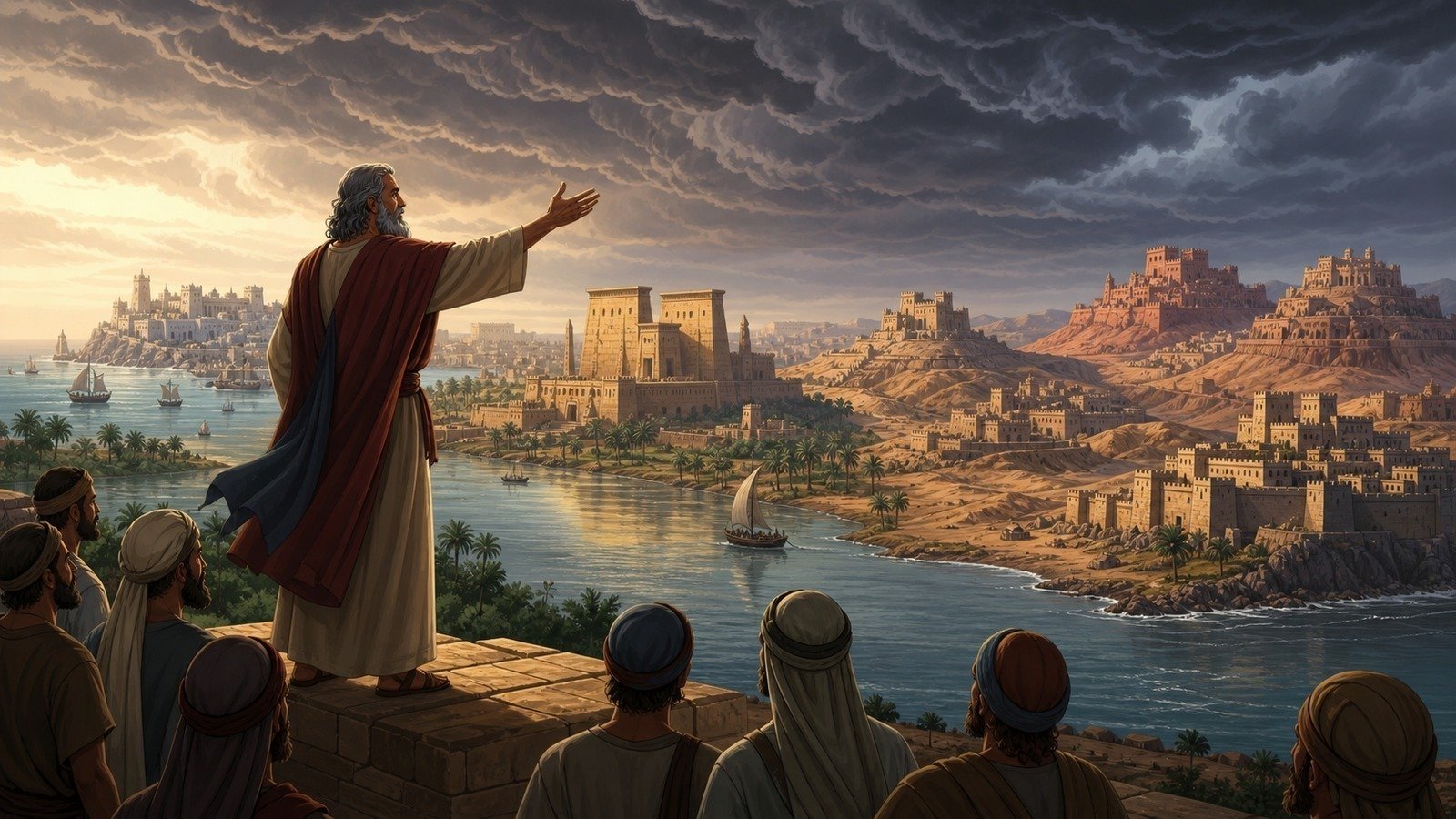 Illustration: Ezekiel's oracles against the nations