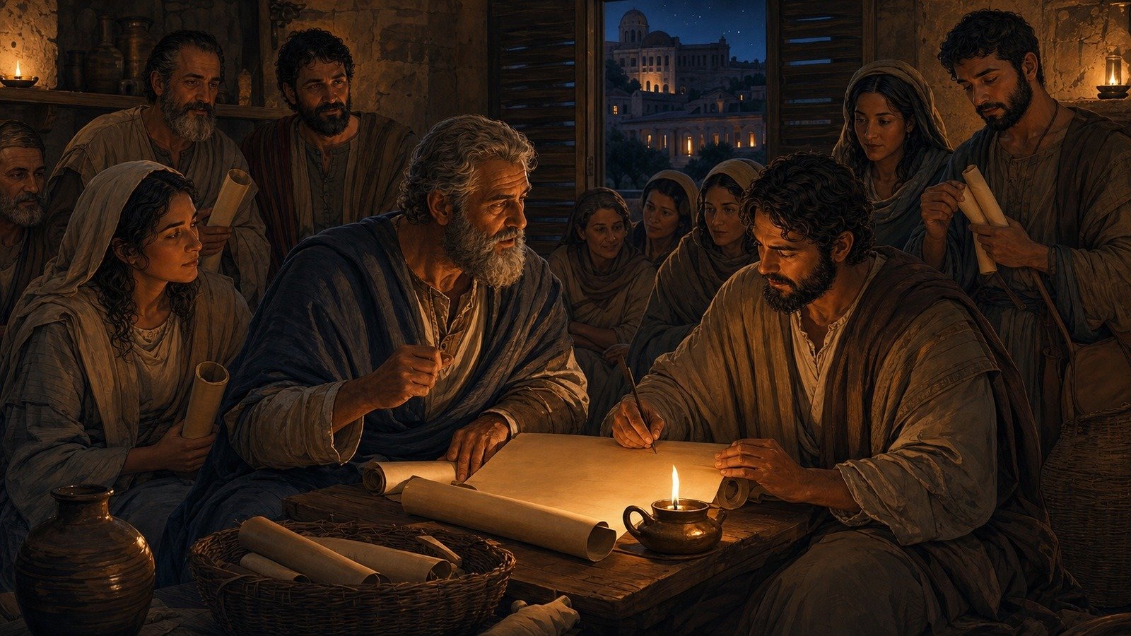 Illustration: First Letter of Peter written