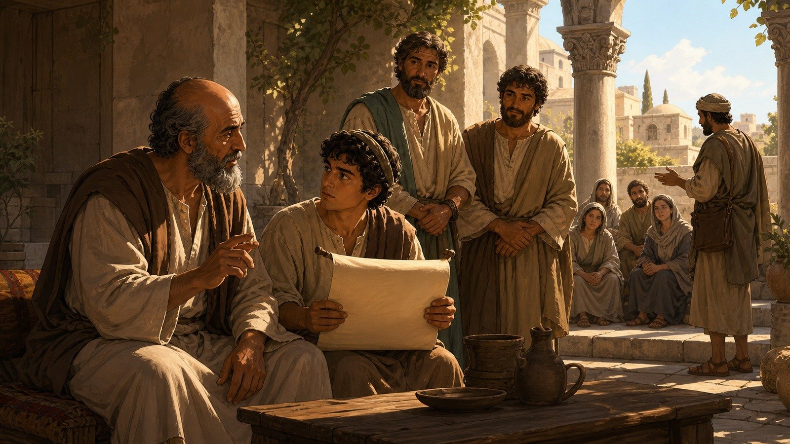 Illustration: First Letter to the Thessalonians written