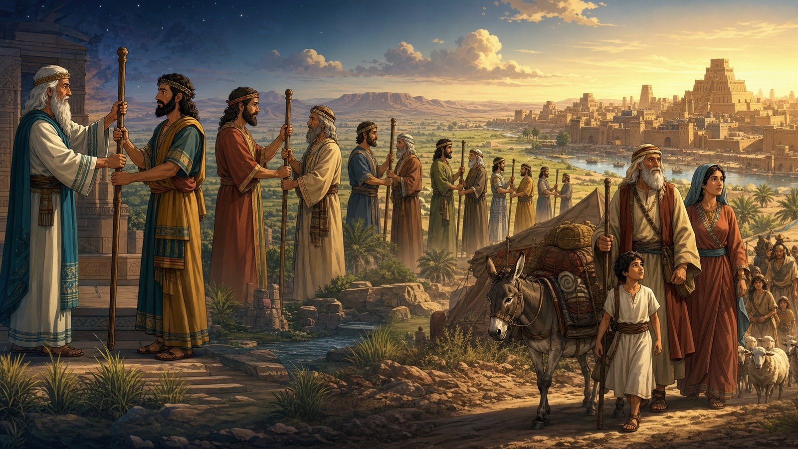 Illustration: Genealogy from Shem to Abram