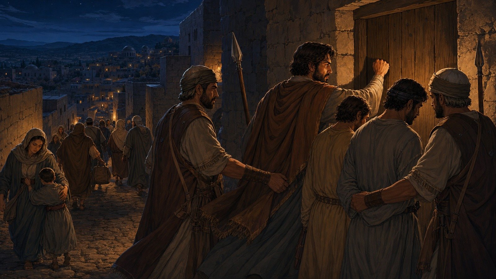 Illustration: Great persecution scatters the church; Saul ravages it