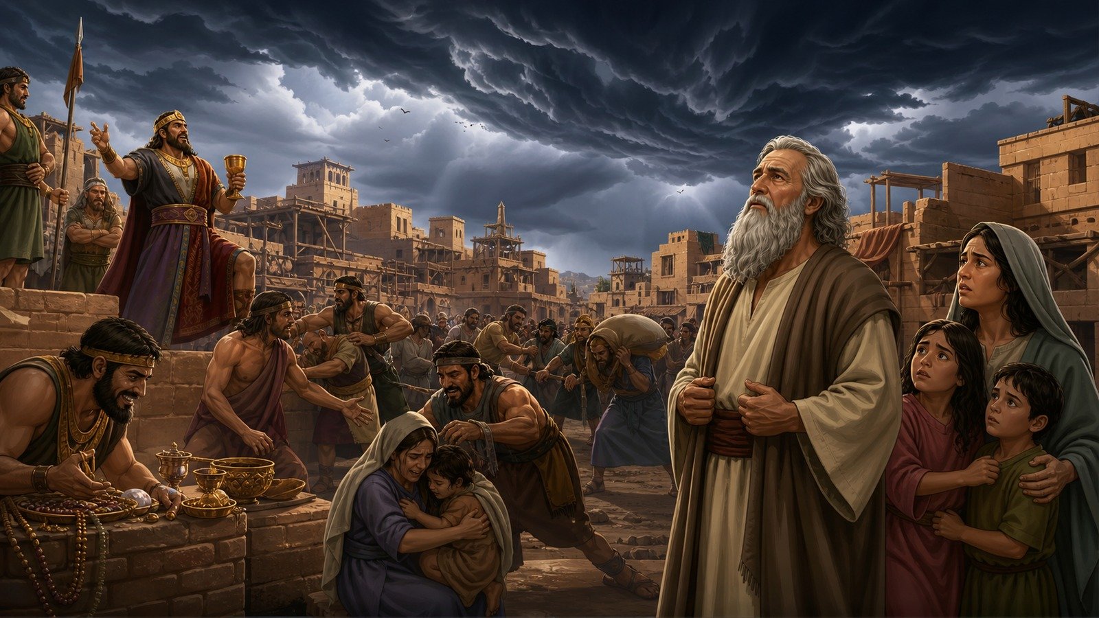 Illustration: Human wickedness and God's decision to judge the earth