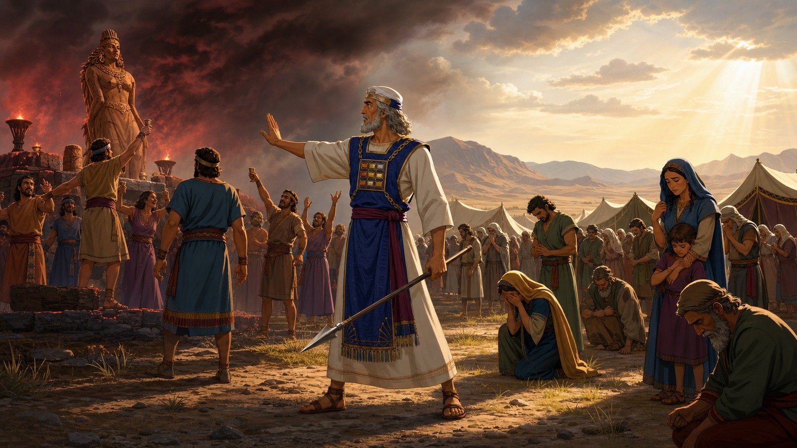 Illustration: Israel's sin at Baal Peor