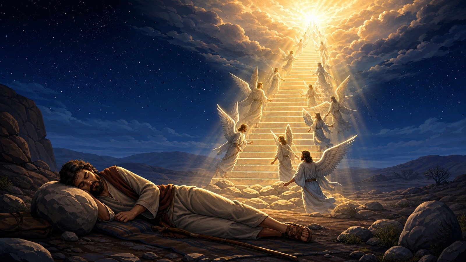 Illustration: Jacob's vision at Bethel