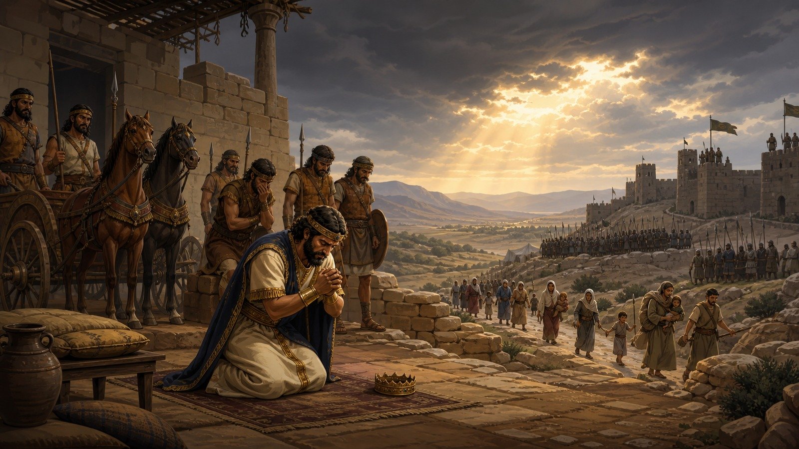 Illustration: Jehoahaz of Israel's reign; Aramean oppression