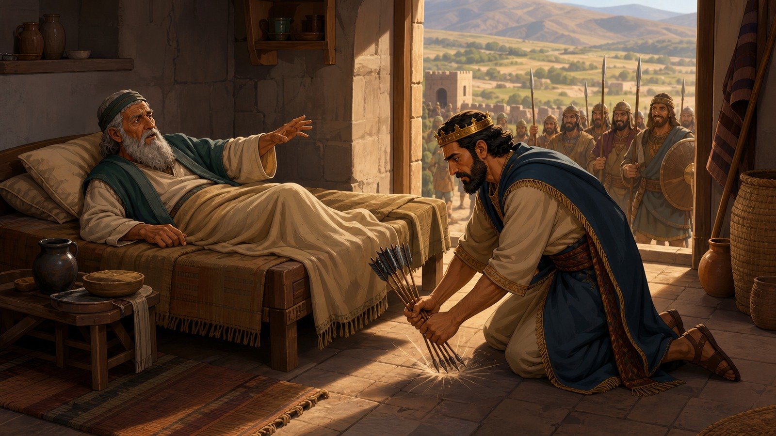Illustration: Jehoash of Israel's reign; recovery begins