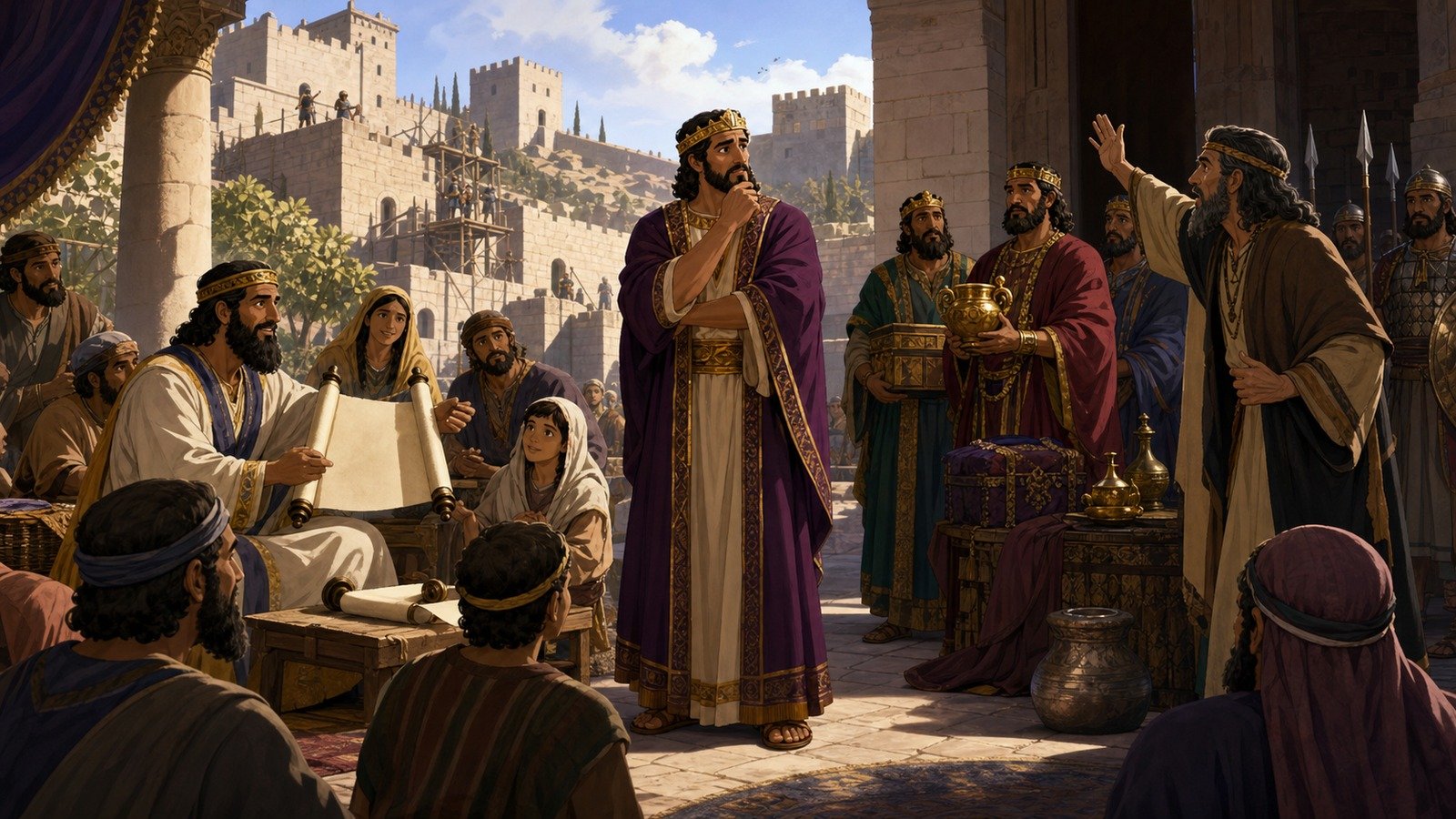 Illustration: Jehoshaphat's reign and alliance with Israel