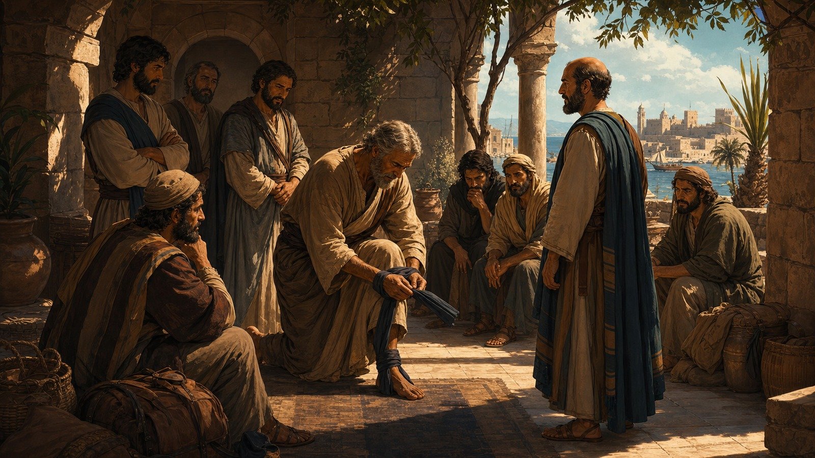 Illustration: Journey to Jerusalem; Agabus' warning at Caesarea