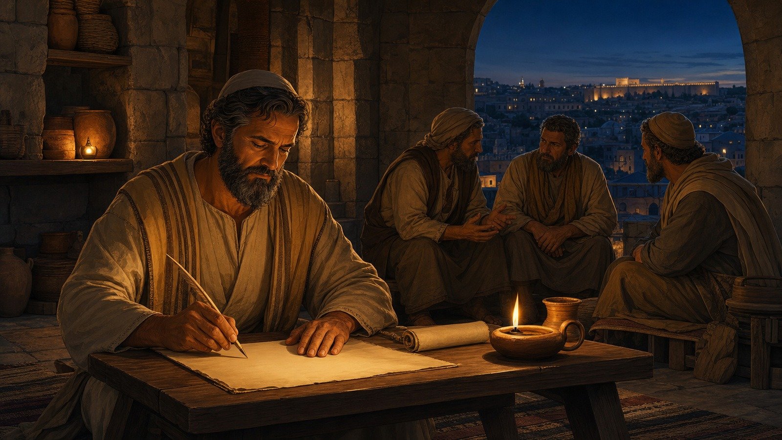 Illustration: Letter of James written