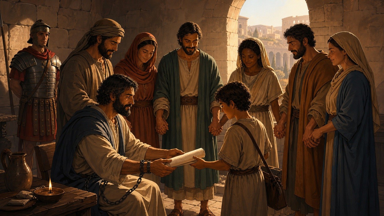 Illustration: Letter to the Ephesians written