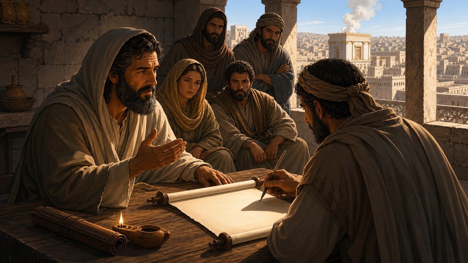 Illustration: Letter to the Hebrews written
