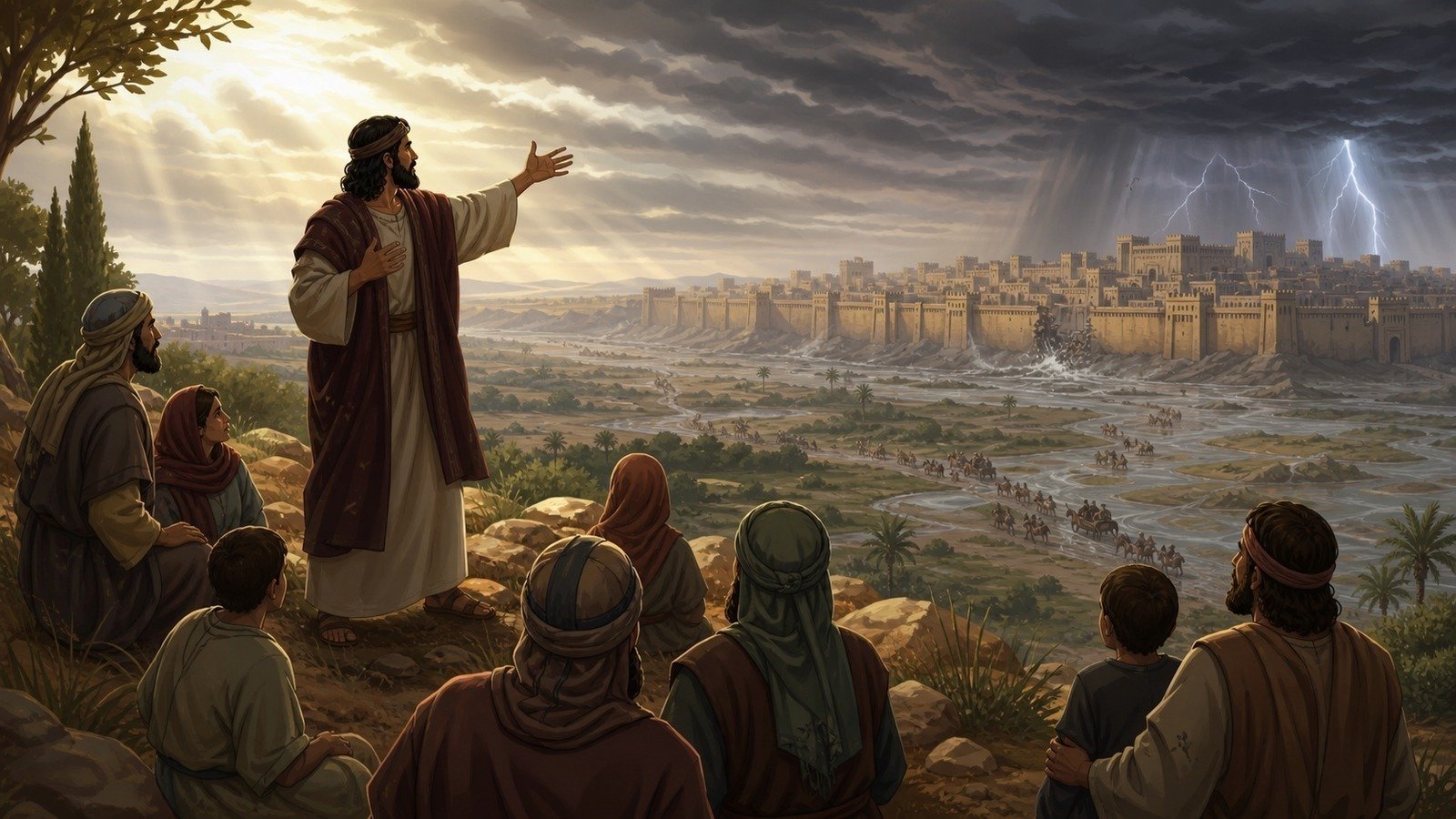 Illustration: Nahum's oracle against Nineveh
