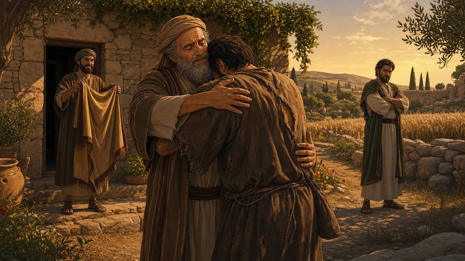Illustration: Parable of the prodigal son