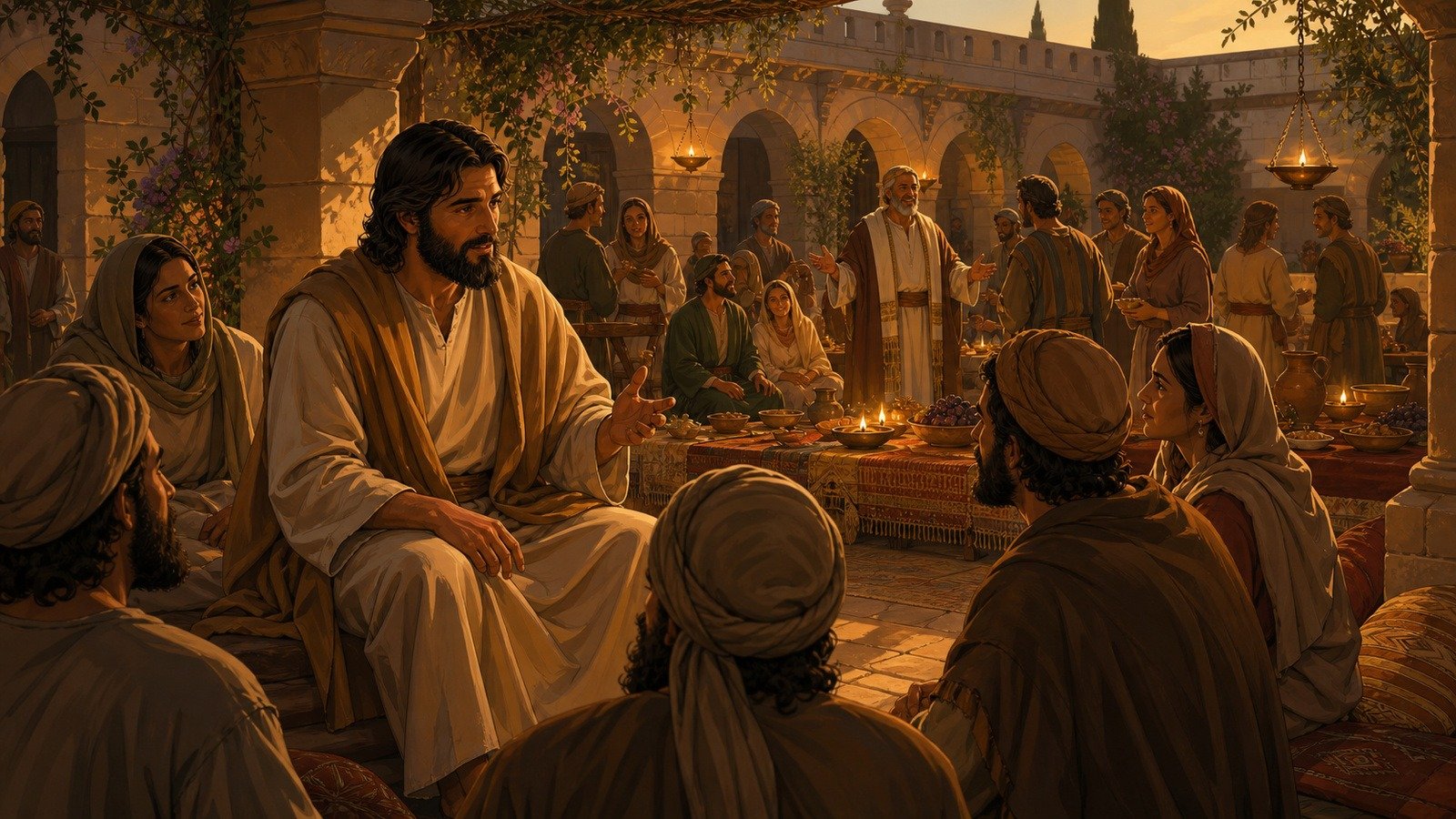 Illustration: Parable of the wedding banquet