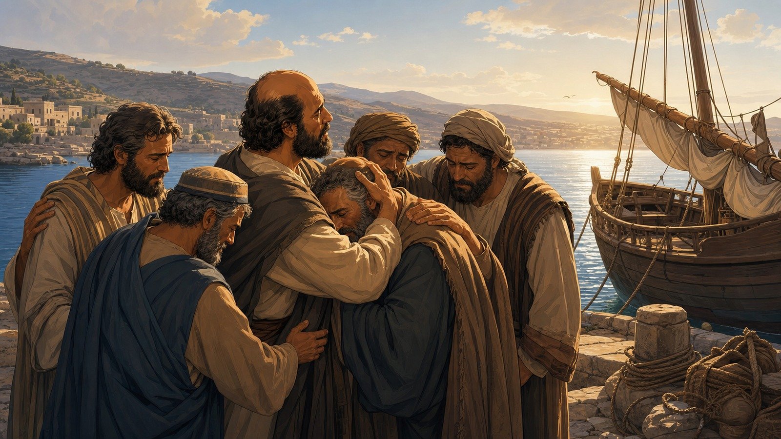 Illustration: Paul's farewell to the Ephesian elders at Miletus
