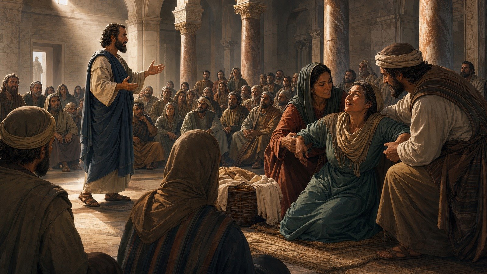 Illustration: Paul's teaching and miracles at Ephesus