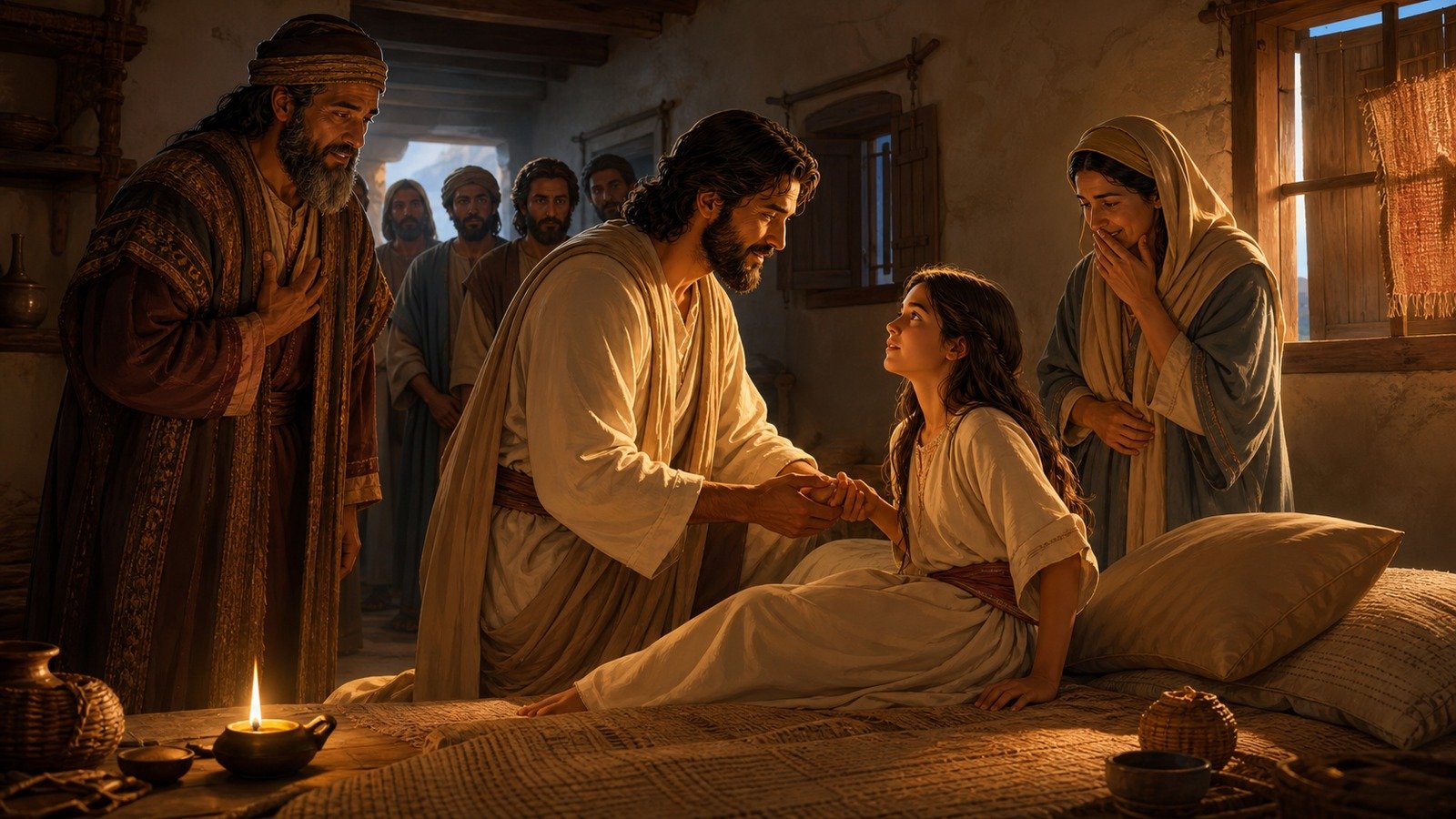 Illustration: Raising of Jairus' daughter