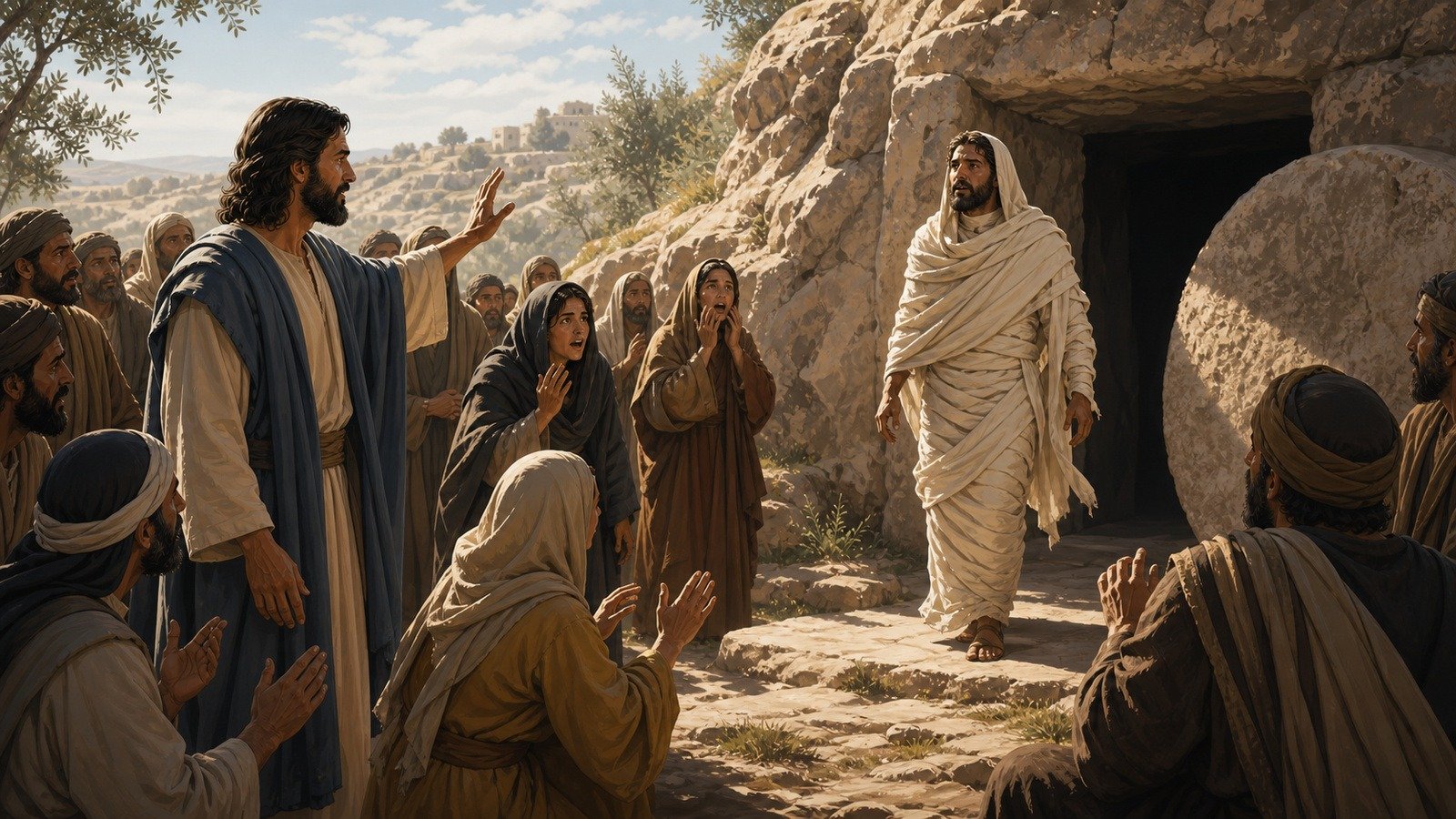 Illustration: Raising of Lazarus