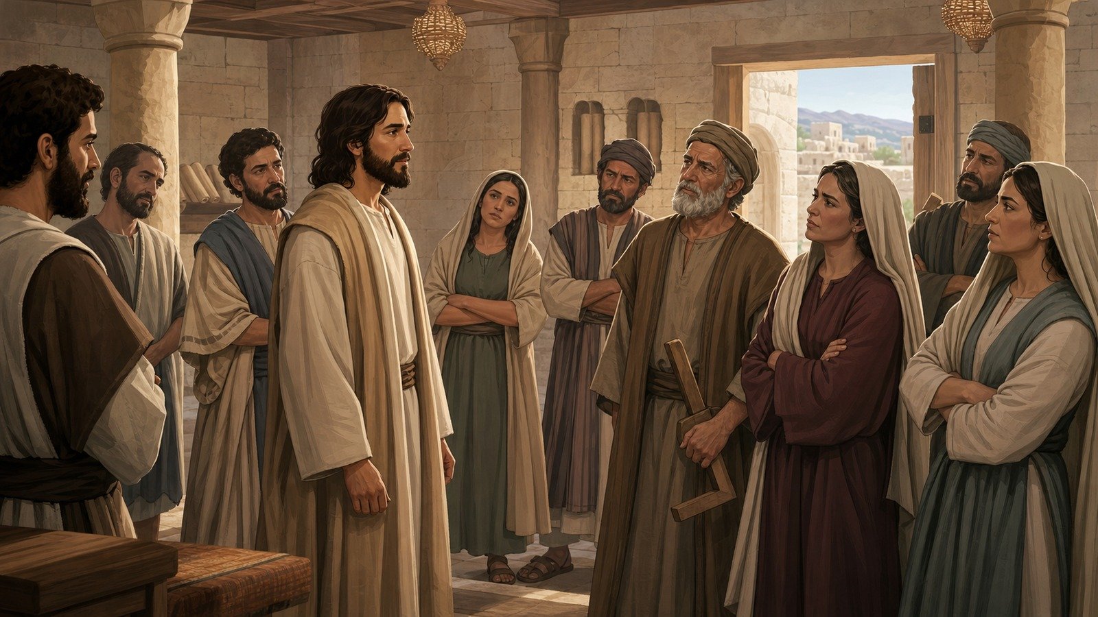 Illustration: Rejection at Nazareth (second visit)