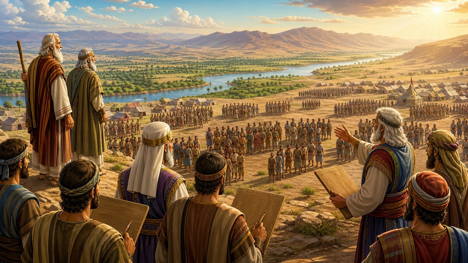 Illustration: Second census before entering Canaan