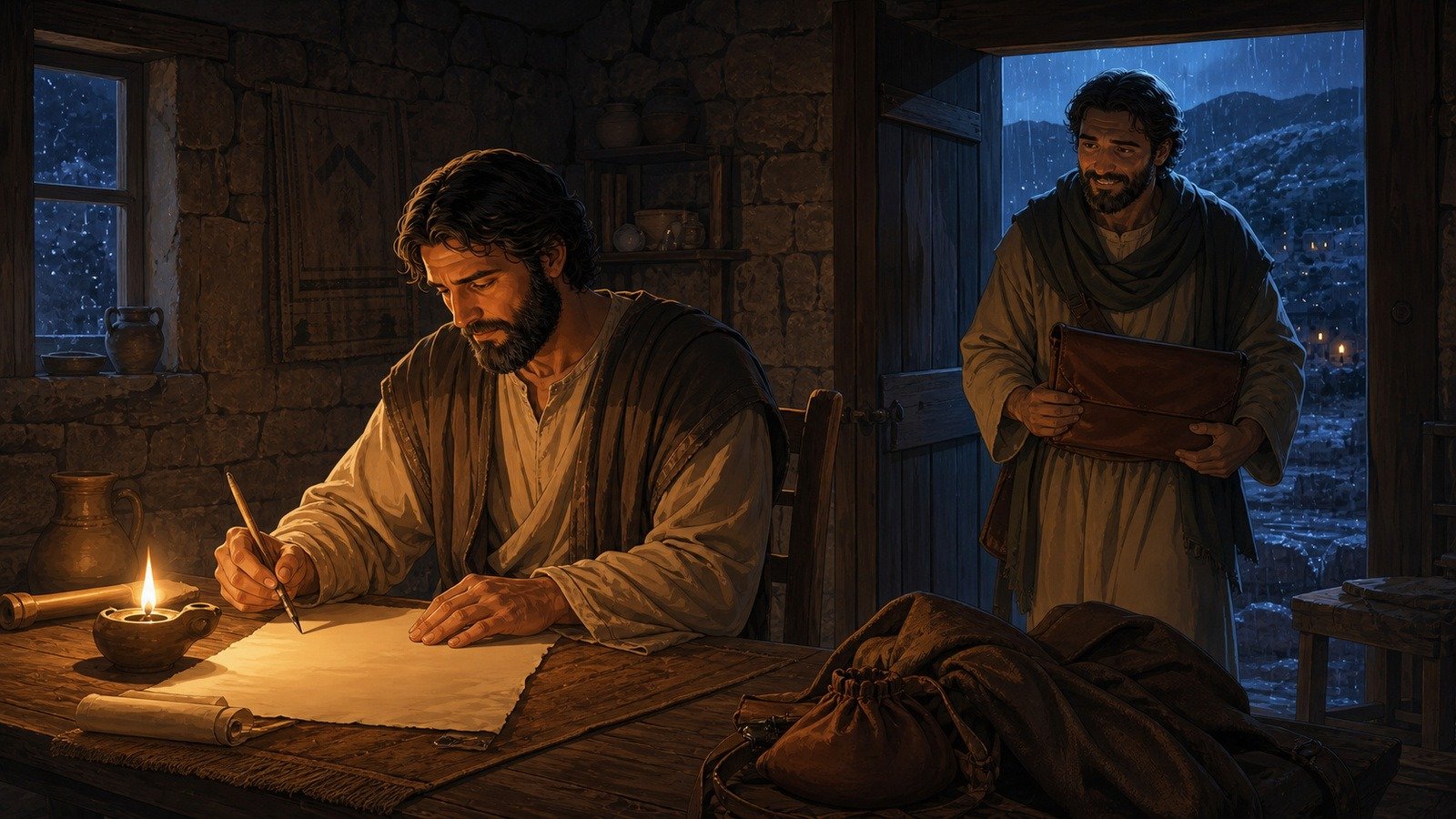 Illustration: Second Letter to the Corinthians written