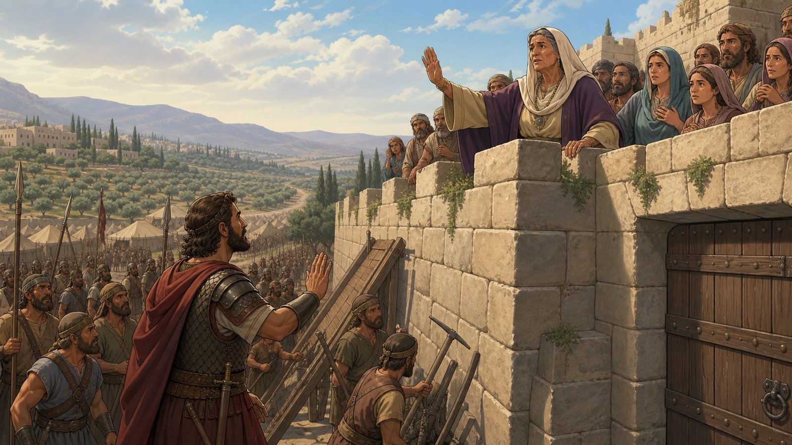 Illustration: Sheba's revolt suppressed