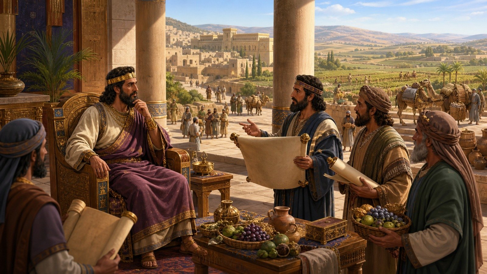 Illustration: Solomon's administration and prosperity