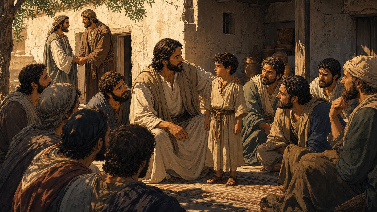 Illustration: Teaching on greatness and forgiveness