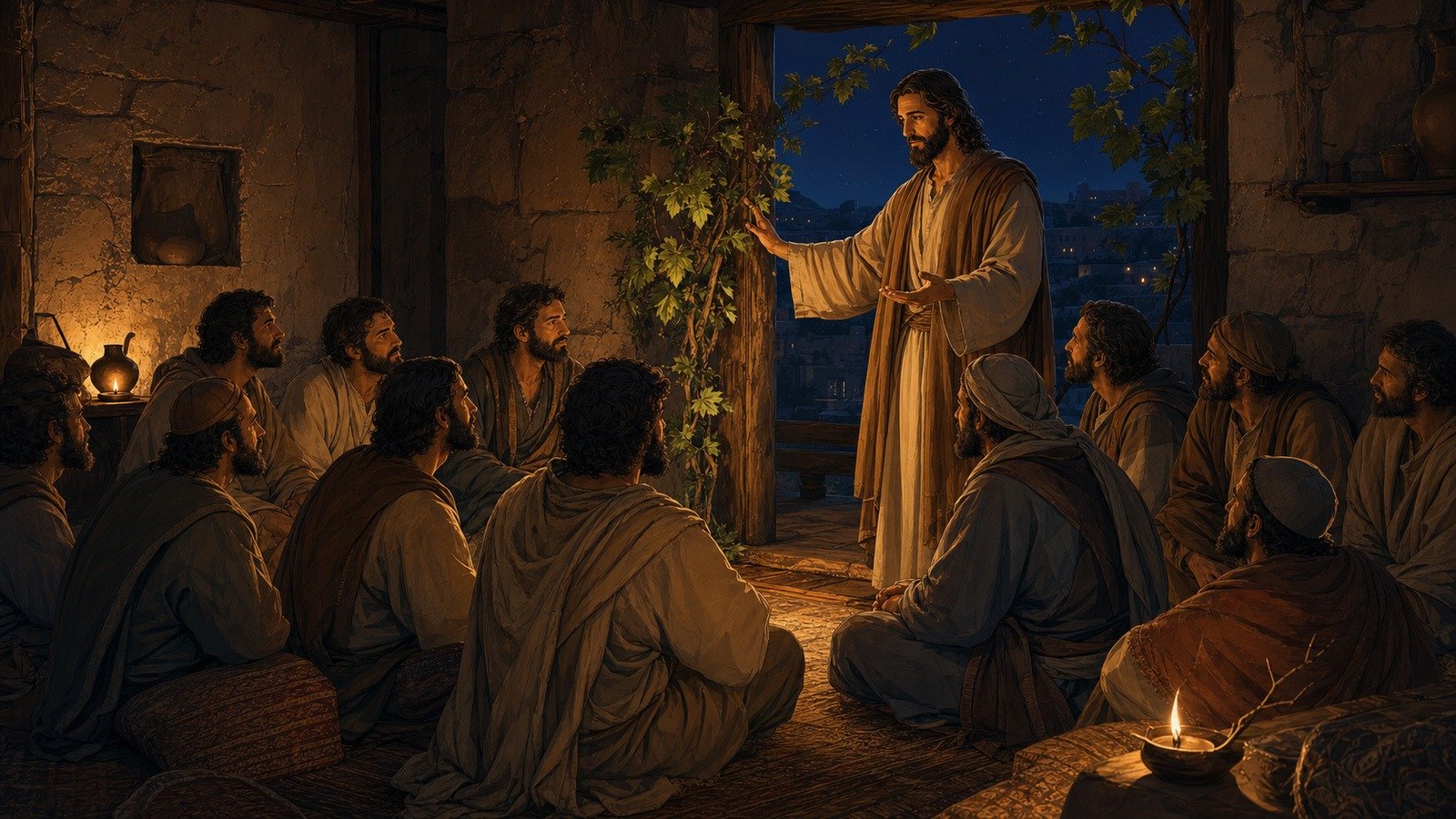 Illustration: The Farewell Discourse; promise of the Holy Spirit
