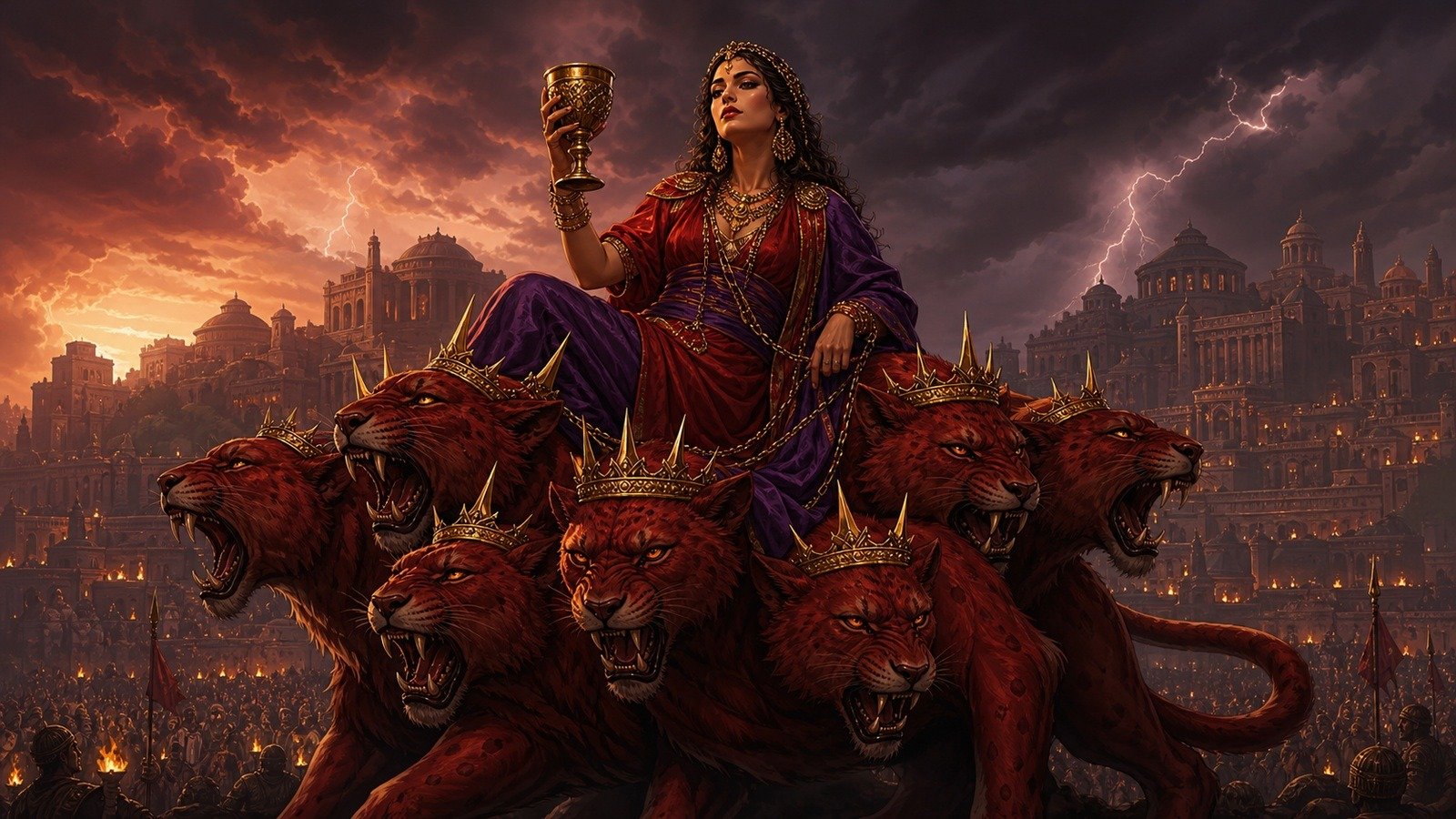 Illustration: The great prostitute, Babylon