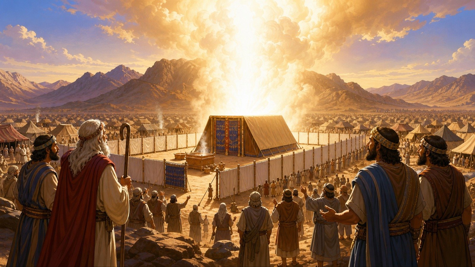 Illustration: The tabernacle completed