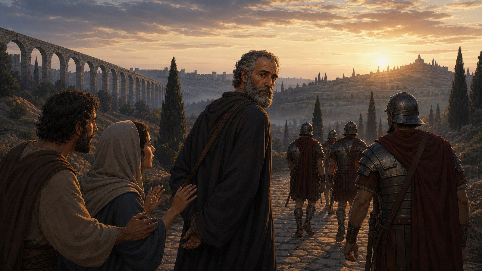 Illustration: Traditional martyrdom of Paul at Rome