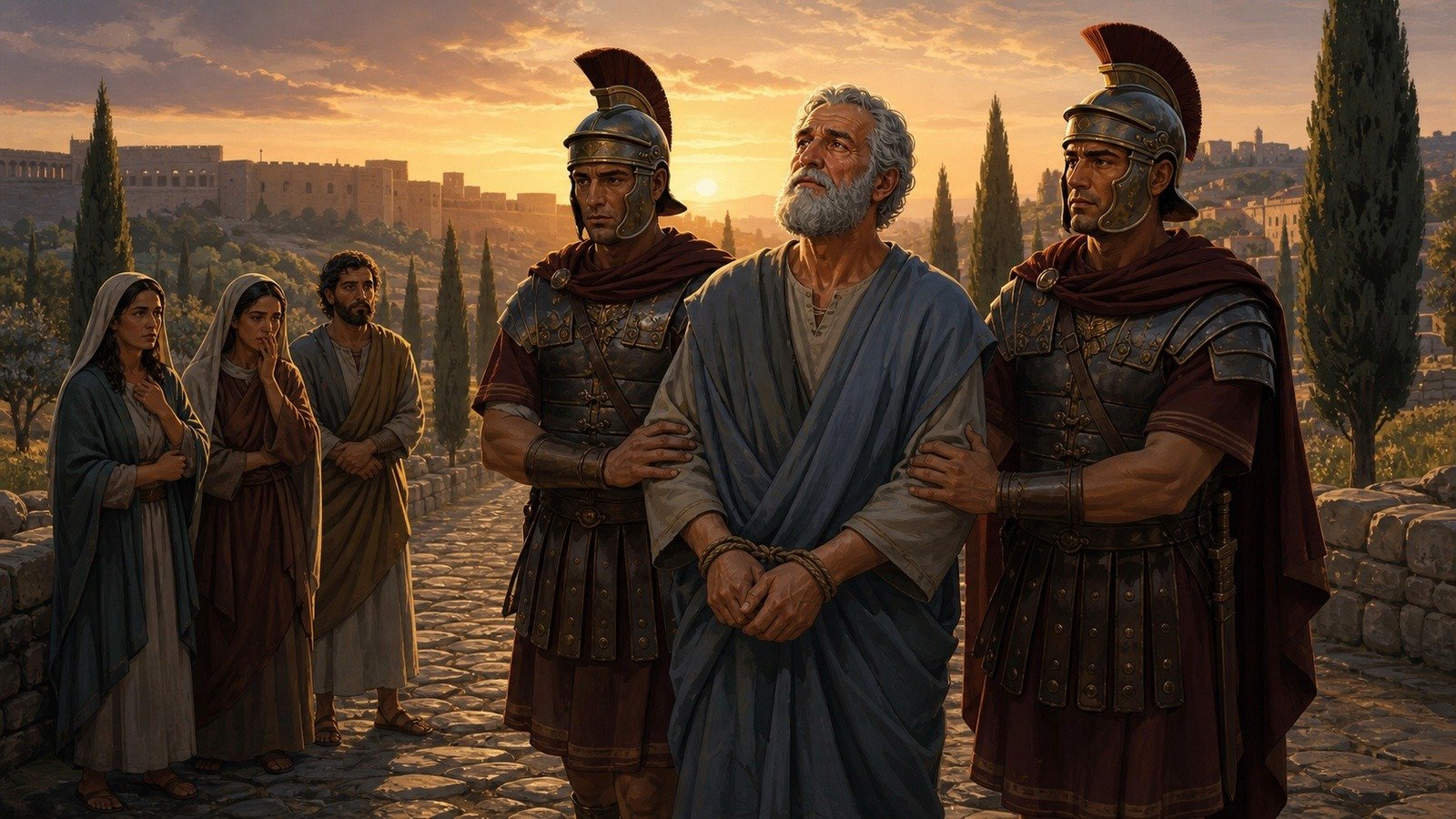 Illustration: Traditional martyrdom of Peter at Rome